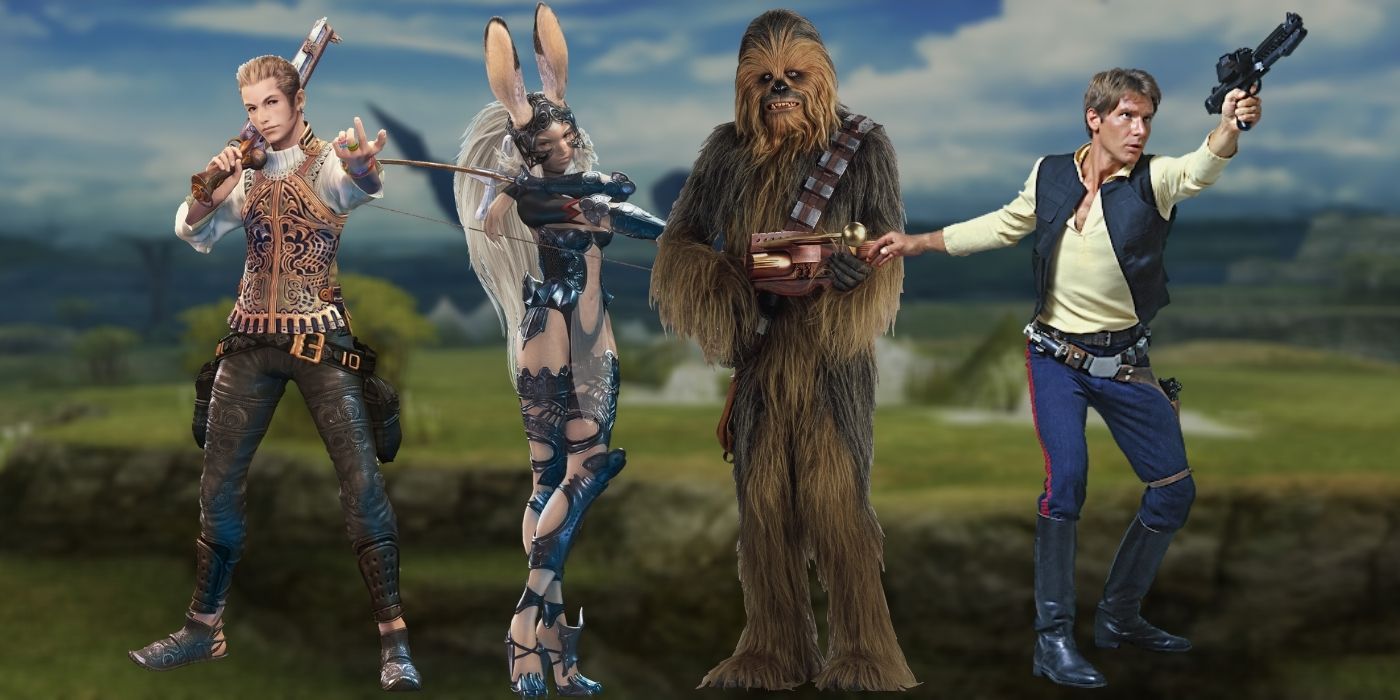 Final Fantasy XII Star Wars Balthier Fran Chewbacca Han Solo