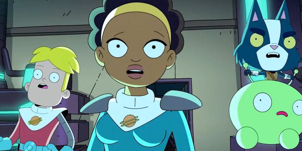 A scene from Final Space.