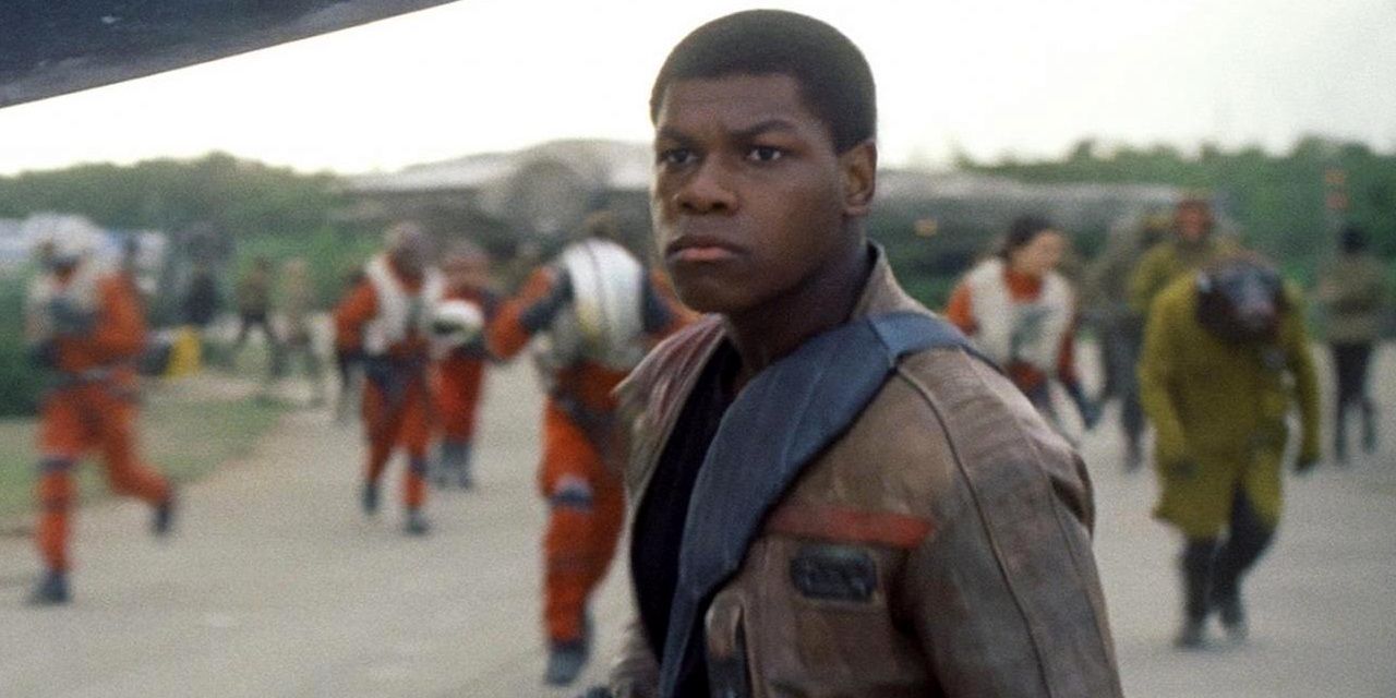 Finn in The Force Awakens