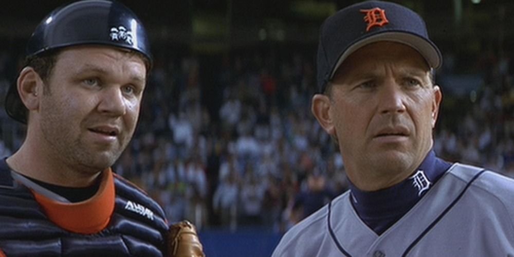 John C. Reilly and Kevin Costner in For Love Of The Game (1999)