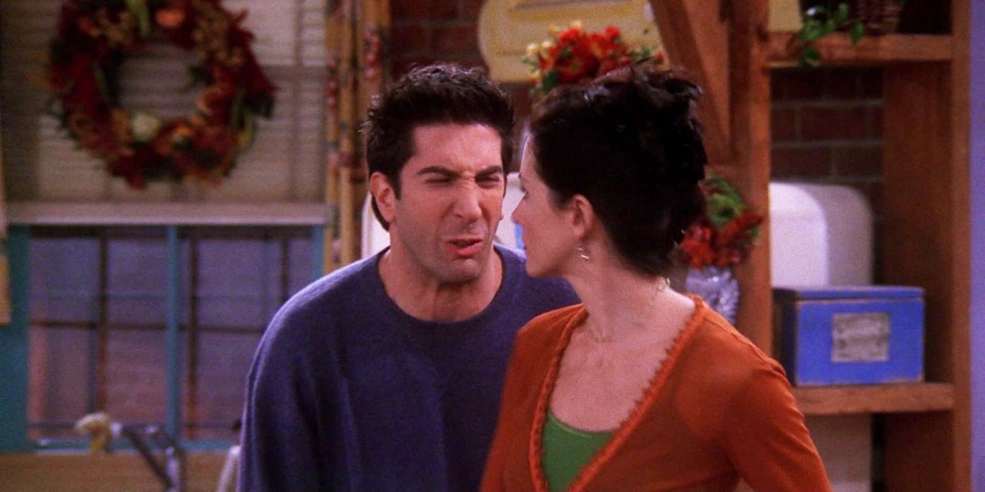 Ross y Monica en En el que Ross se drogó