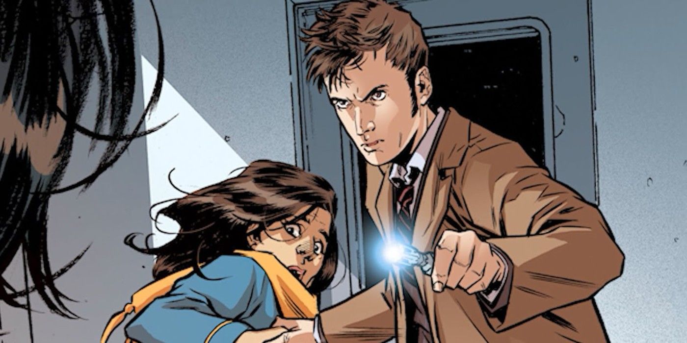 David Tennant in the Doctor Who Comic