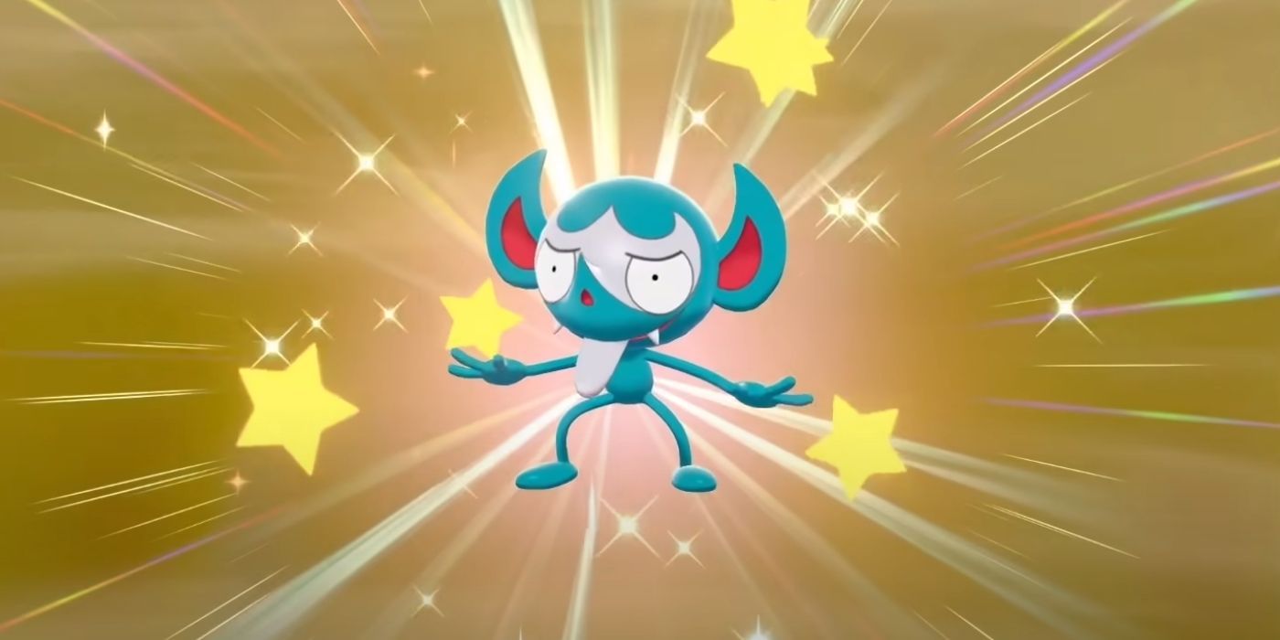 A Shiny Impidimp sticking its tongue out in Pokémon Sword and Shield.