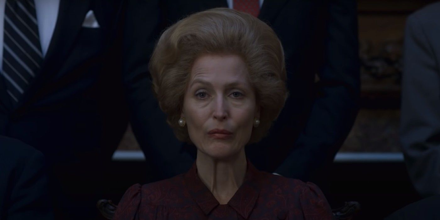 Gillian Anderson as Margaret Thatcher in Season 4 of The Crown
