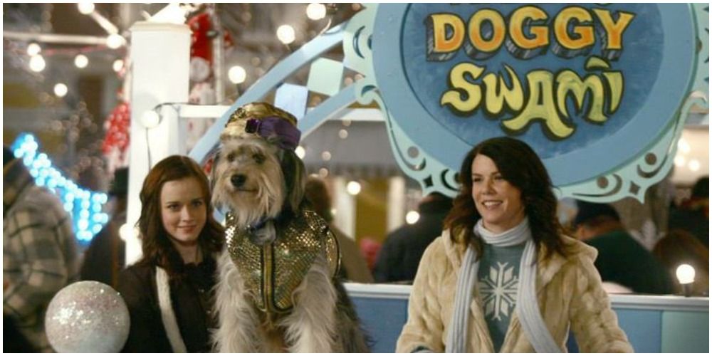 Gilmore Girls Season 6 Snow: Lorelai dresses up Paul Anka