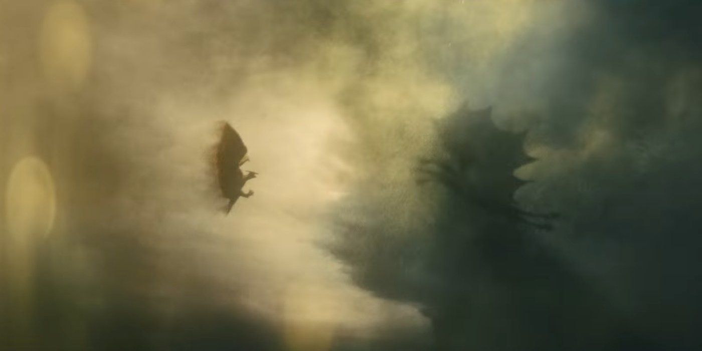 Ghidorah vs Rodan in Godzilla King of the Monsters