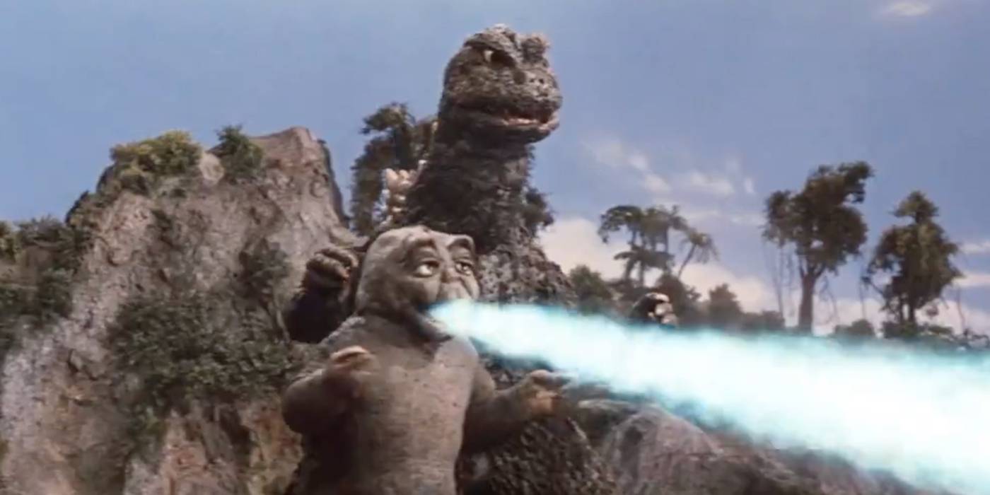 Godzilla and minilla