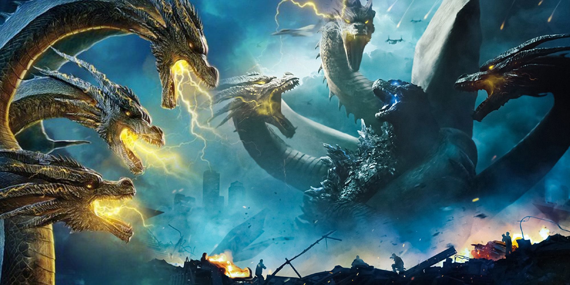 Godzilla king of the monsters Ghidorah first victory