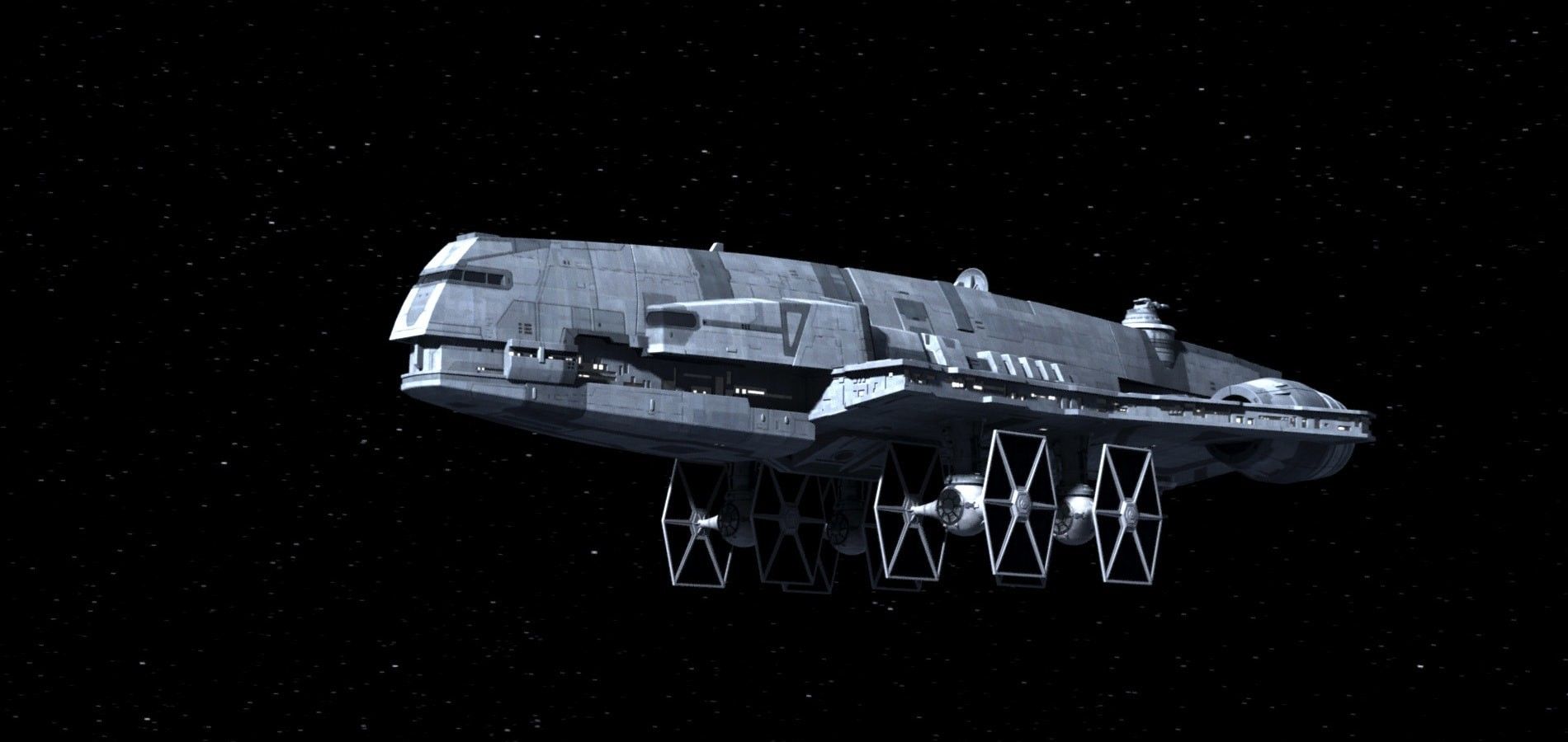 Gozanti class Imperial cruiser in Star Wars