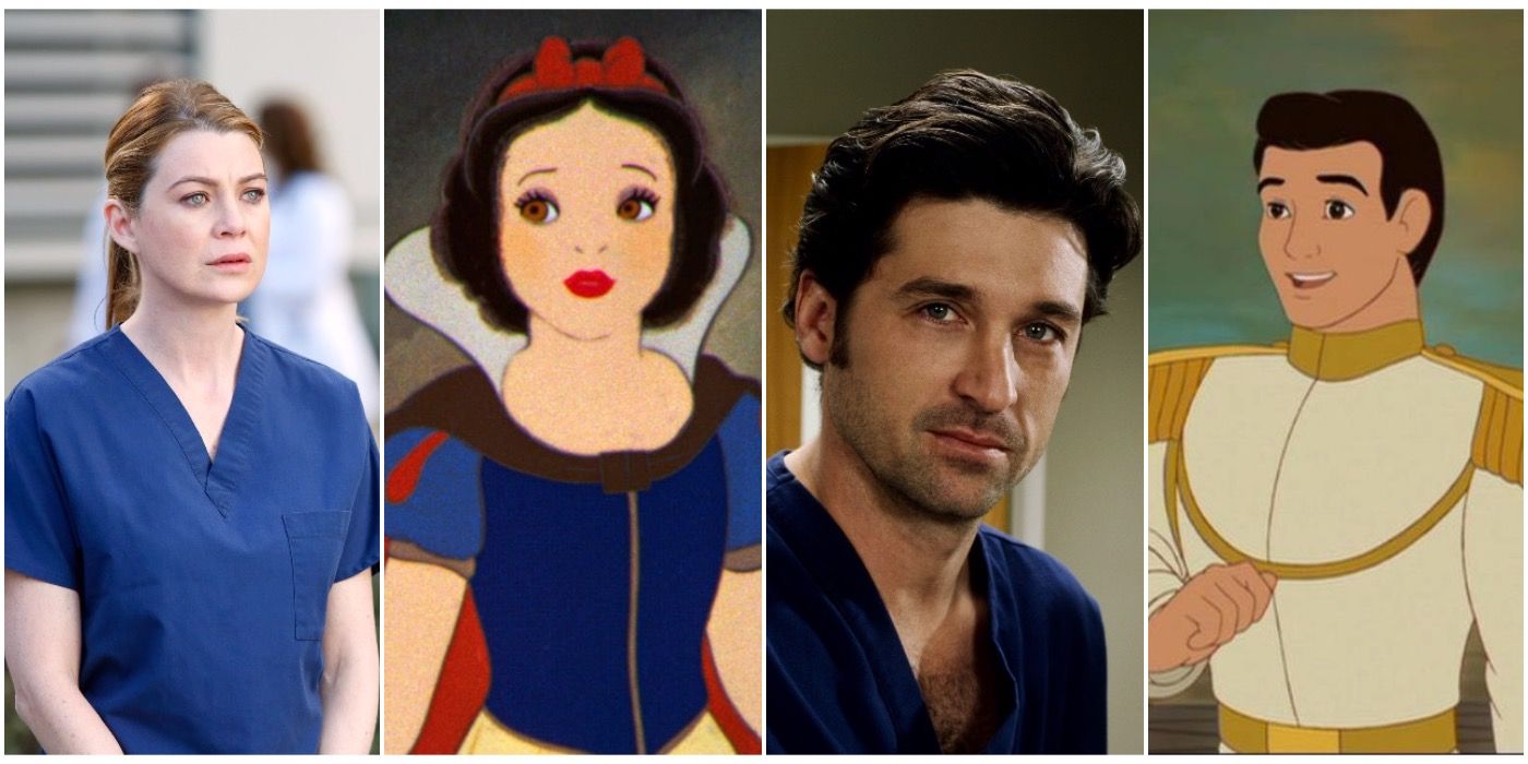 Disney Counterparts of Grey's characters