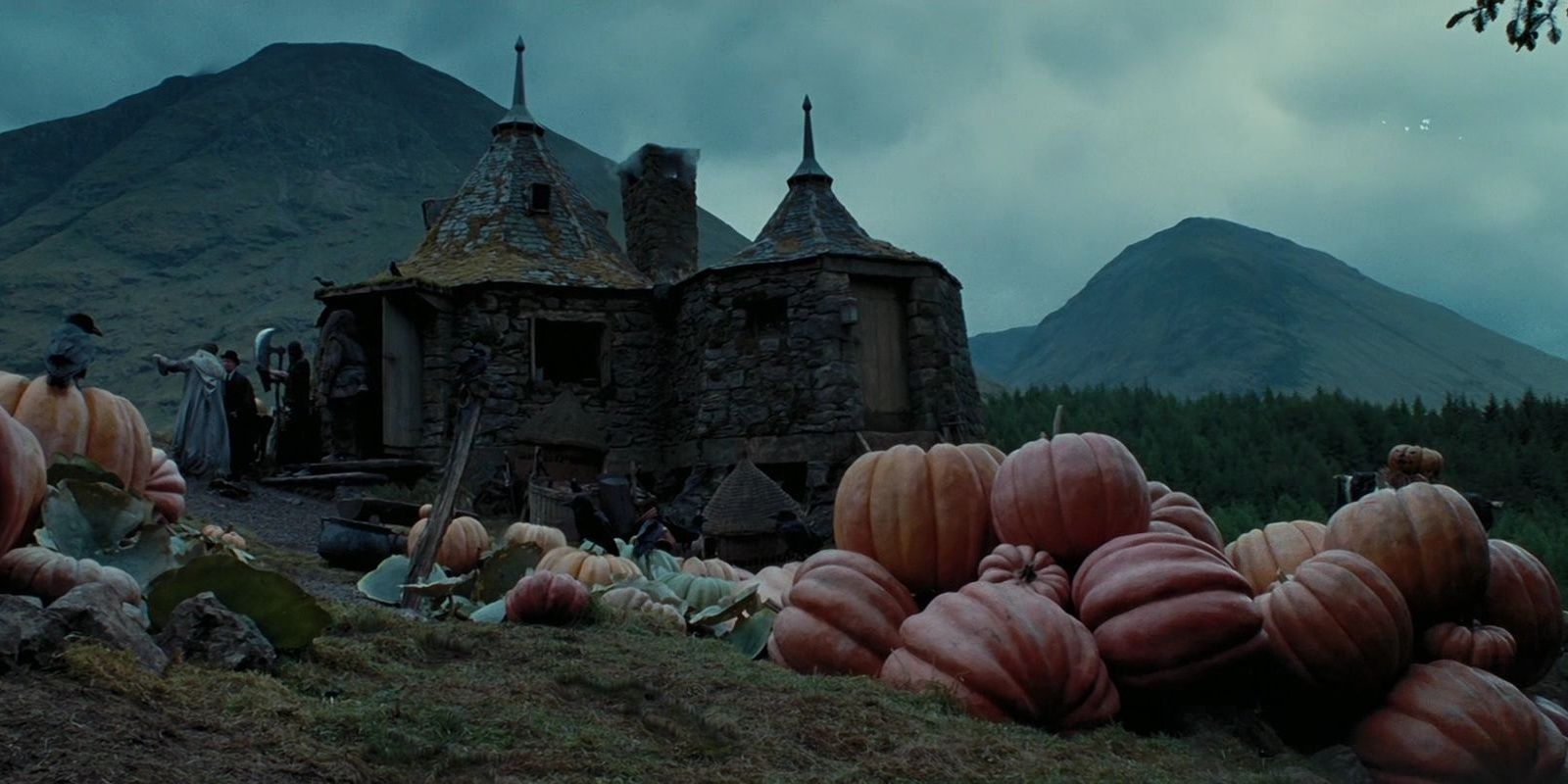 The outside of Hagrid's Hut in Prisoner of Azkaban.