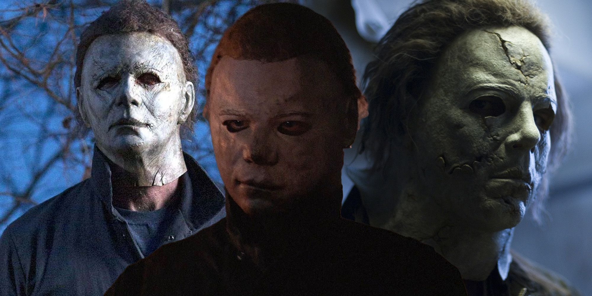 Tyler Mane, James Jude Courtney, Nick Castle as Michael Myers in Halloween 