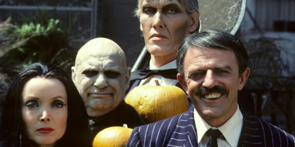 The cast of the 1977 Halloween With The New Addams Family movie.