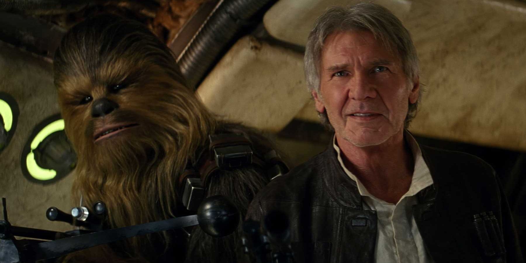 Han and Chewie in The Force Awakens