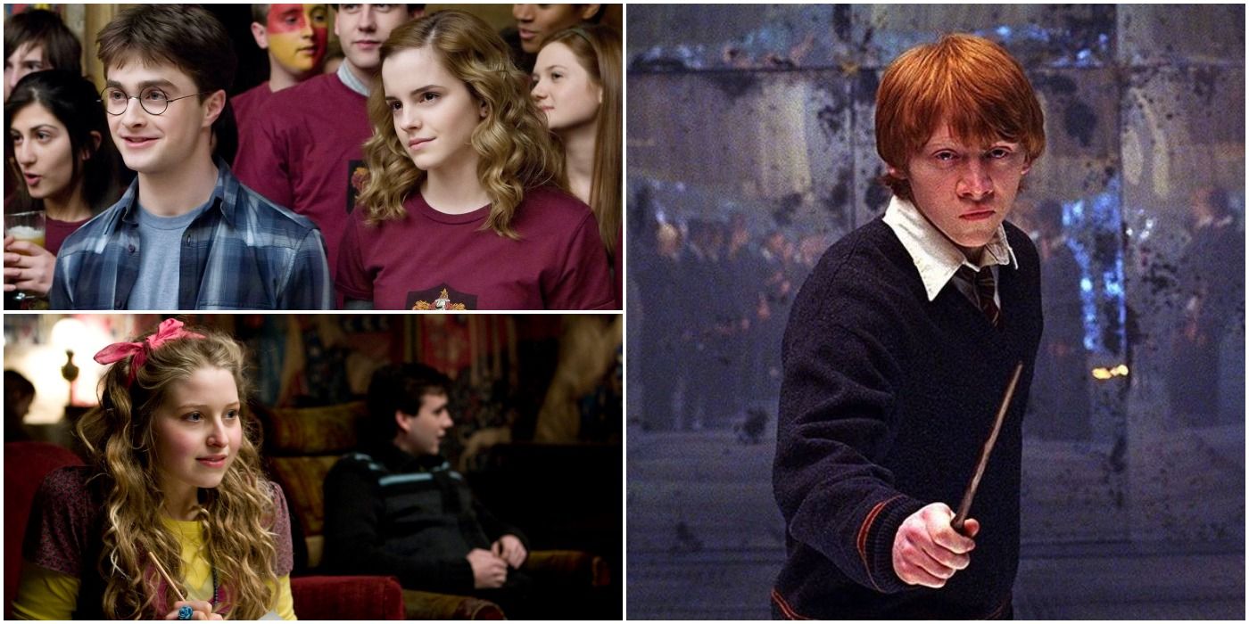 Harry Potter Harry, Hermione, and Lavender (Half Blood Prince), Ron (Order of the Phoenix)
