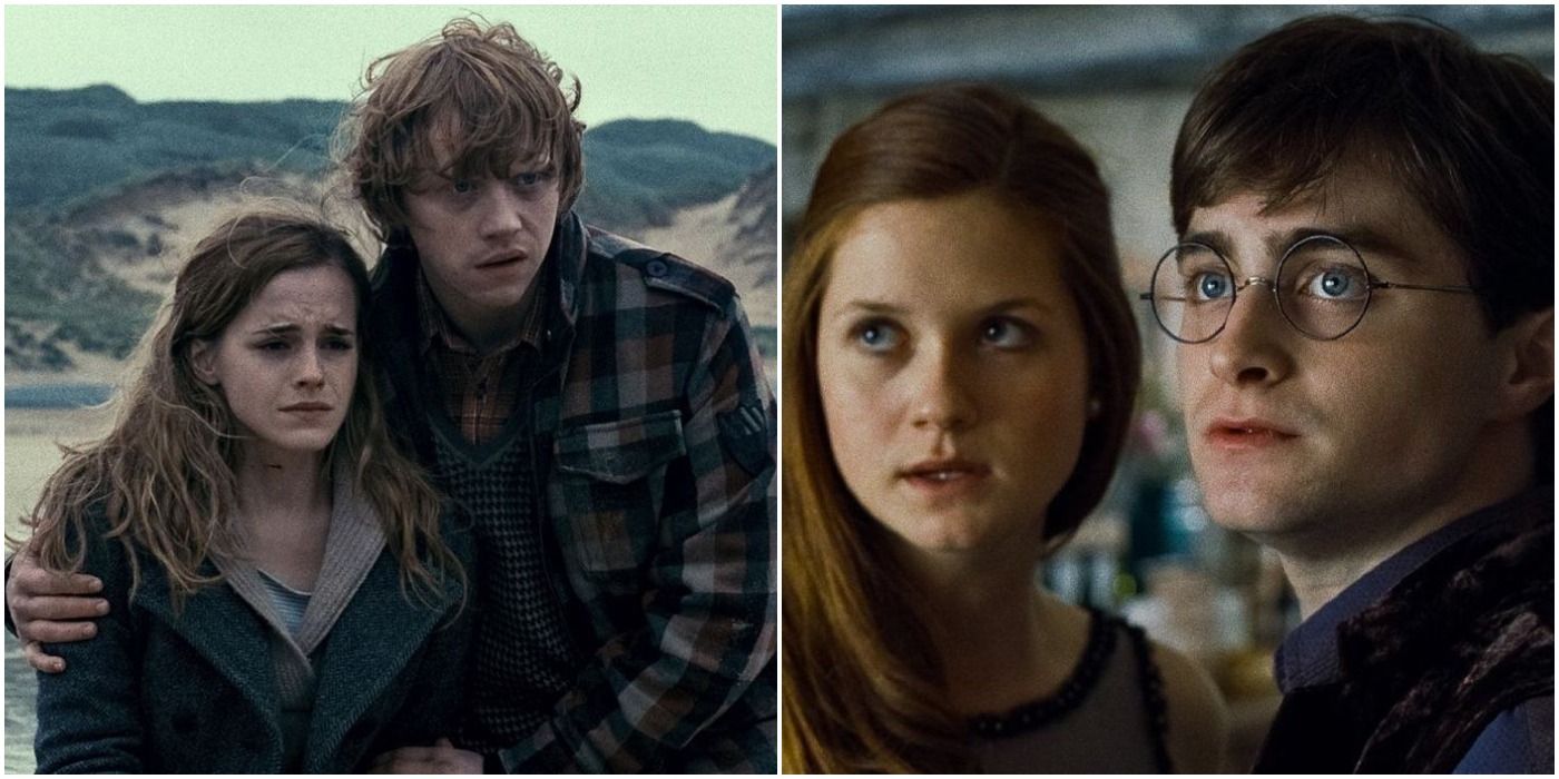 Harry Potter and the Deathly Hallows Part 1 Hermione, Ron, Ginny, and Harry