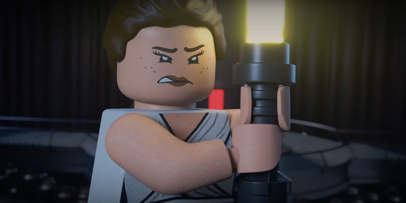 Helen Sadler as Rey Lego Star Wars Holiday Special