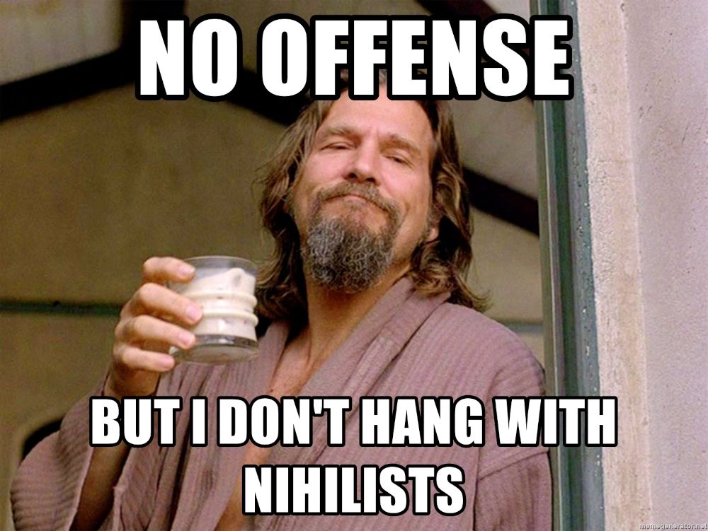 The Dude (Jeff Bridges) drinking a white Russian in the Big Lebowski