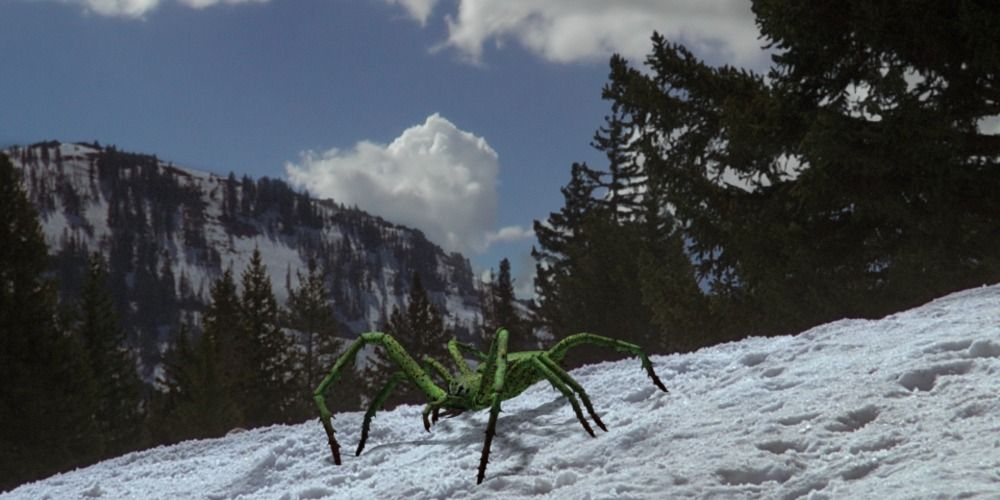 A giant spider in Ice Spiders (2007)