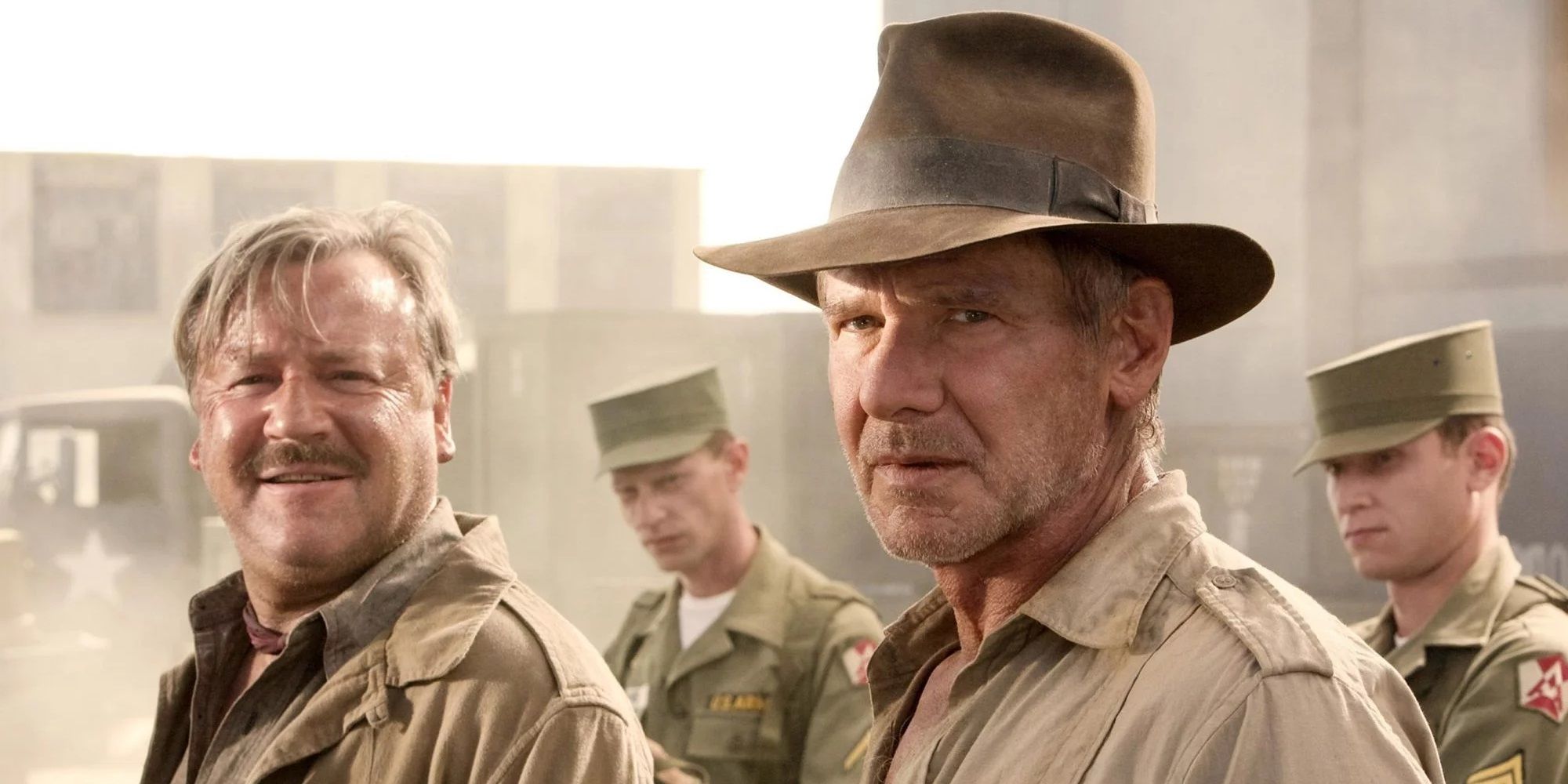 Indy and George are captured by the Soviets in Indiana Jones and the Kingdom of the Crystal Skull