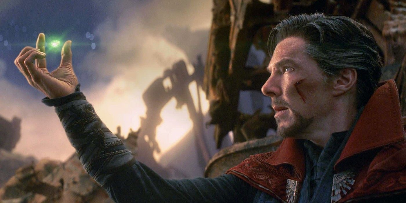 Doctor Strange gives the Time Stone to Thanos in Avengers: Infinity War