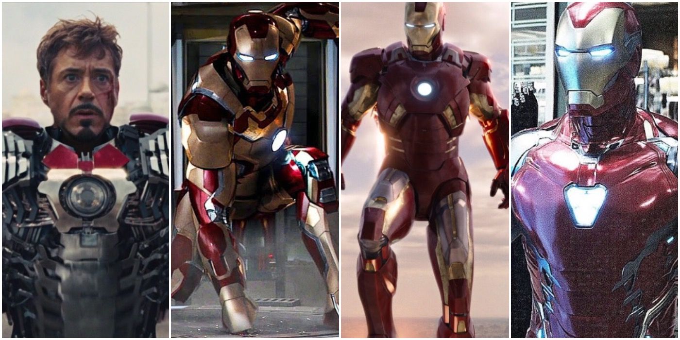 Robert Downey jr. Iron Man Suits Marvel Cinematic Universe