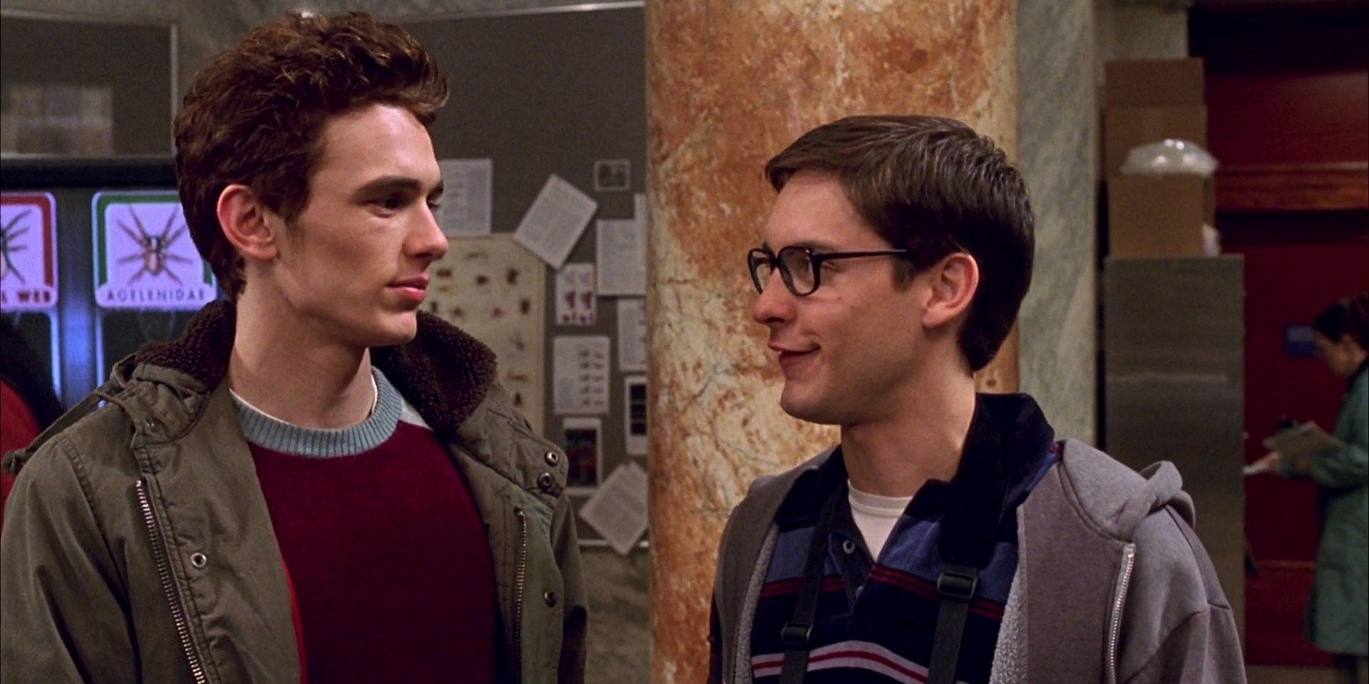 James Franco and Tobey Maguire in Spider-Man