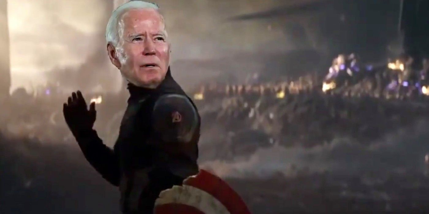 Joe Biden as Captain America in Endgame fan video