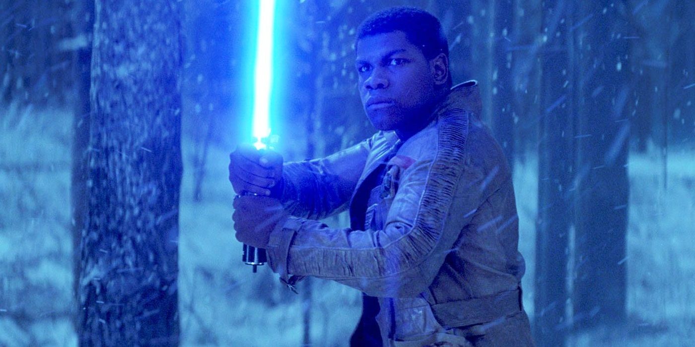 John Boyega as Finn in Star Wars The Force Awakens