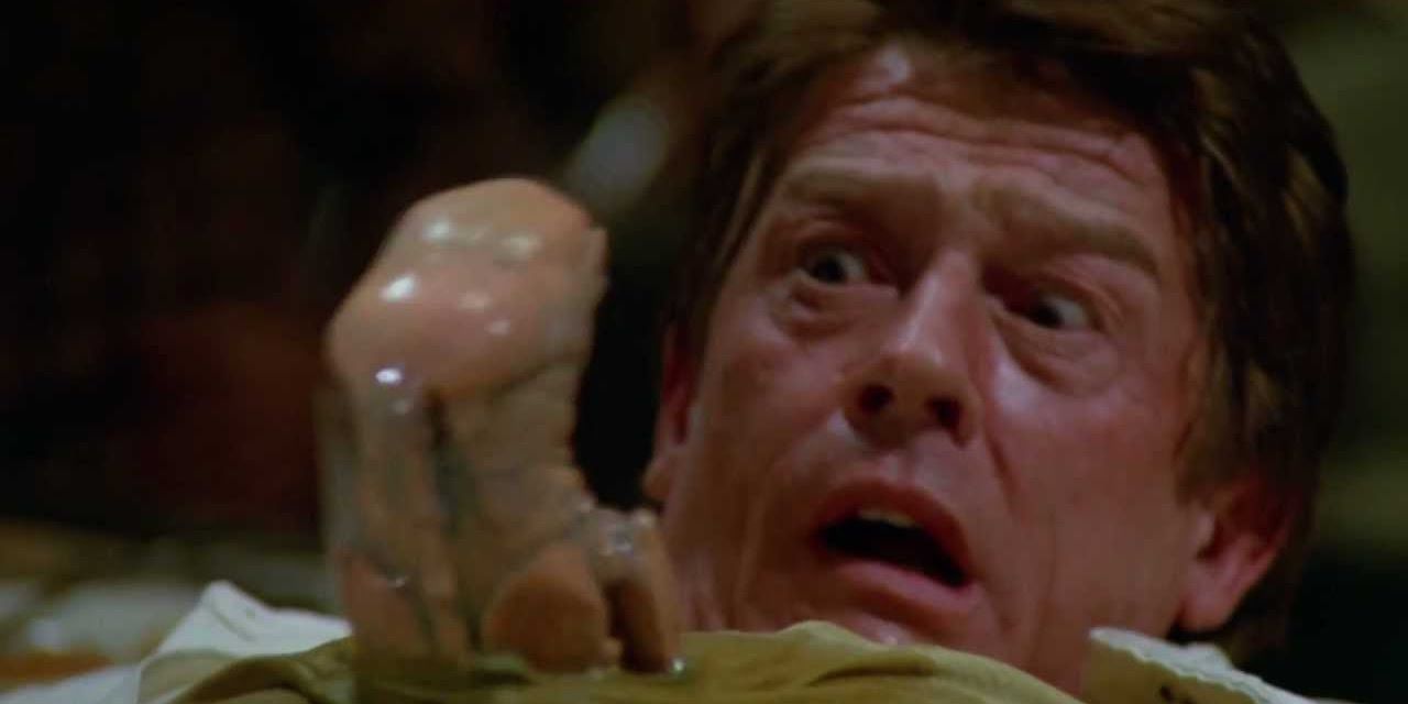 alien pops out of chest