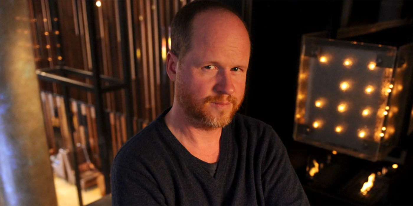 Joss Whedon on set