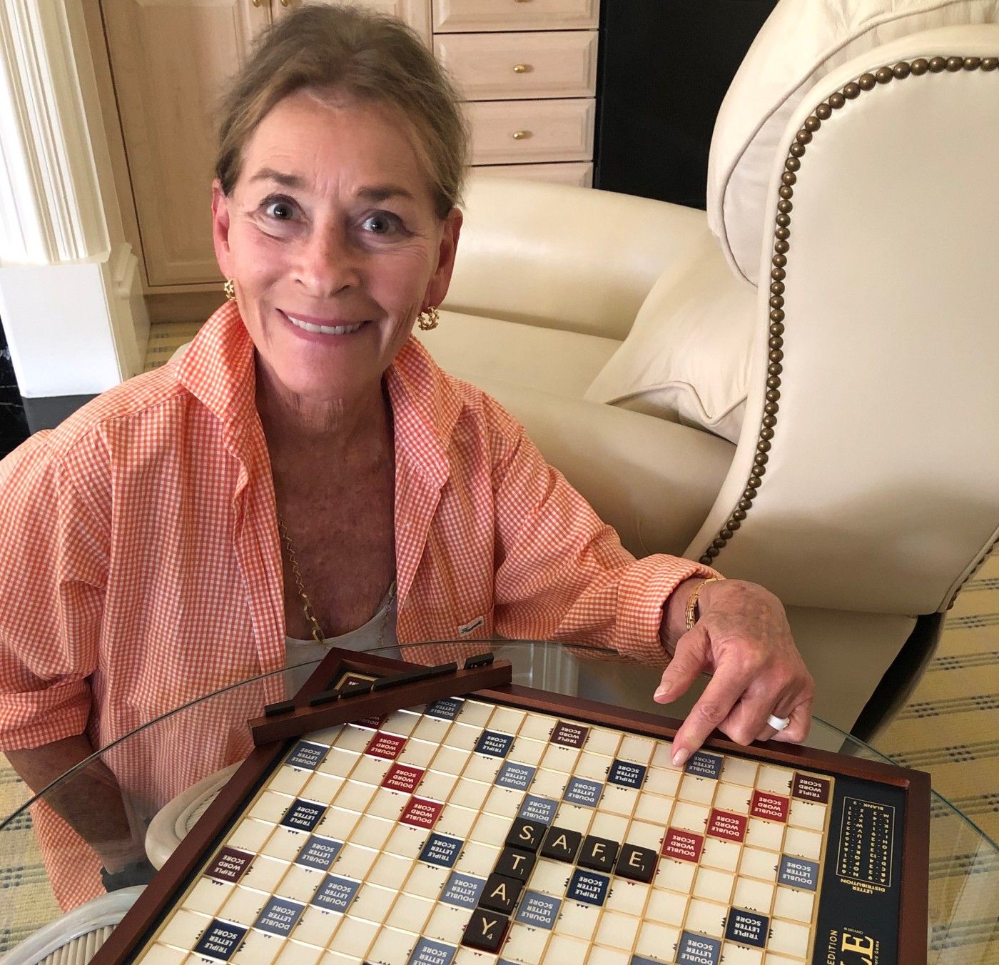 Judge Judy Scrabble game