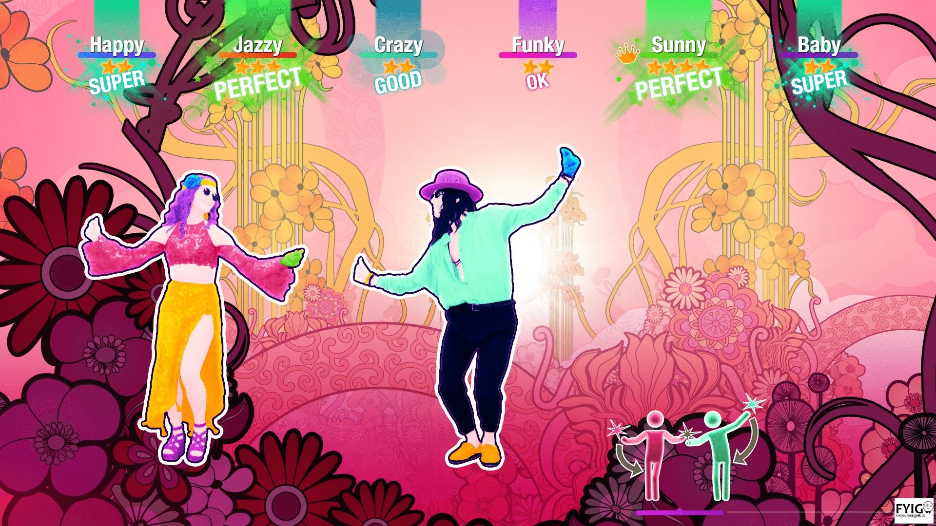 A Just Dance 2021 screenshot from the NIntendo Switch version of the game.