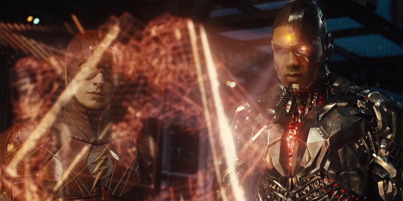 Justice League Snyder Cut Cyborg Flash Battle Plan