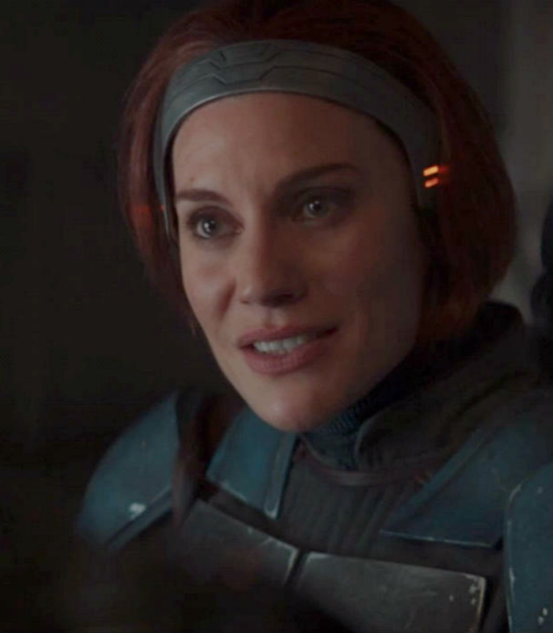 Katee Sackhoff as Bo-Katan in The Mandalorian Vertical