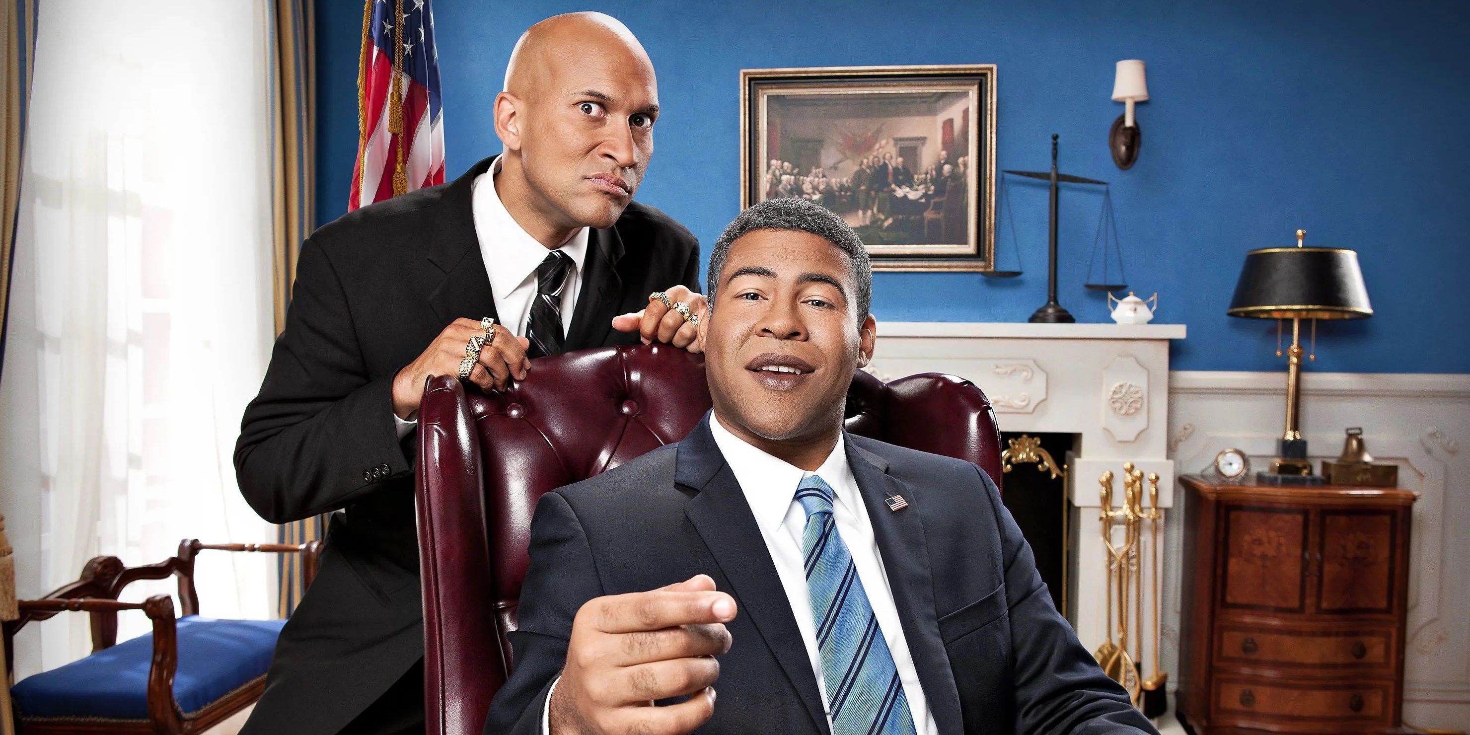 Key and Peele as Luther and Obama