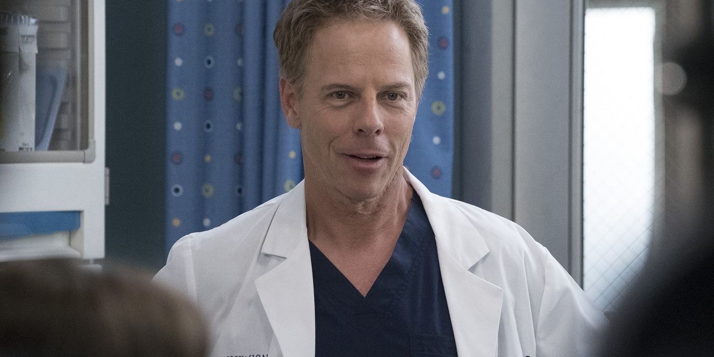 Dr. Tom Koracick clashes with Owen over Teddy on Grey's Anatomy.