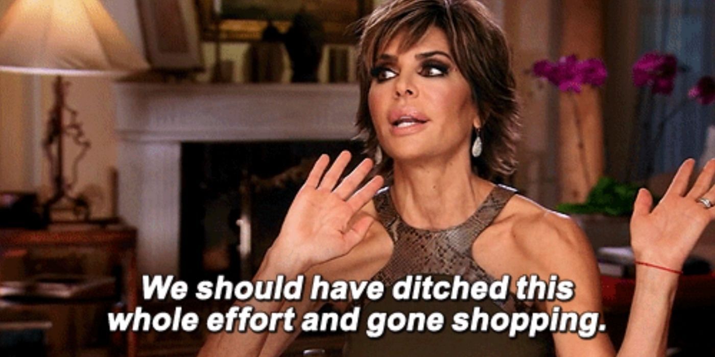 LISA RINNA QUOTE ON SHOPPING - RHOBH