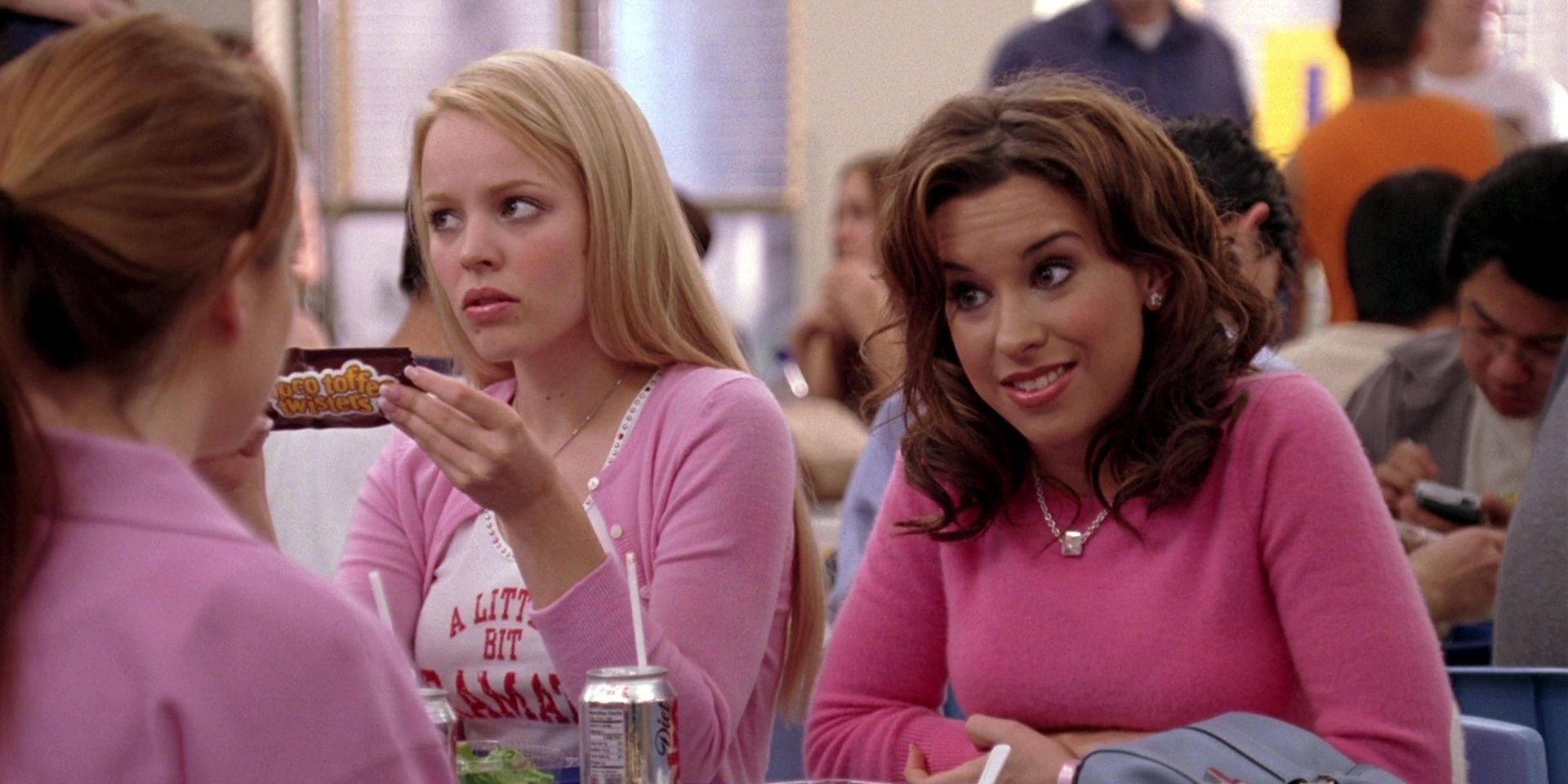 Lacey Chabert, Rachel McAdams and Lindsay Lohan in &quot;Mean Girls.&quot;