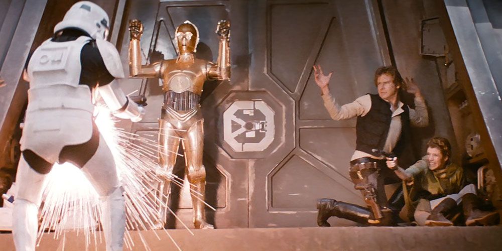 Leia vs. Stormtroopers
