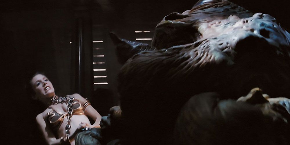 Leia Kills Jabba with her chain in Star Wars