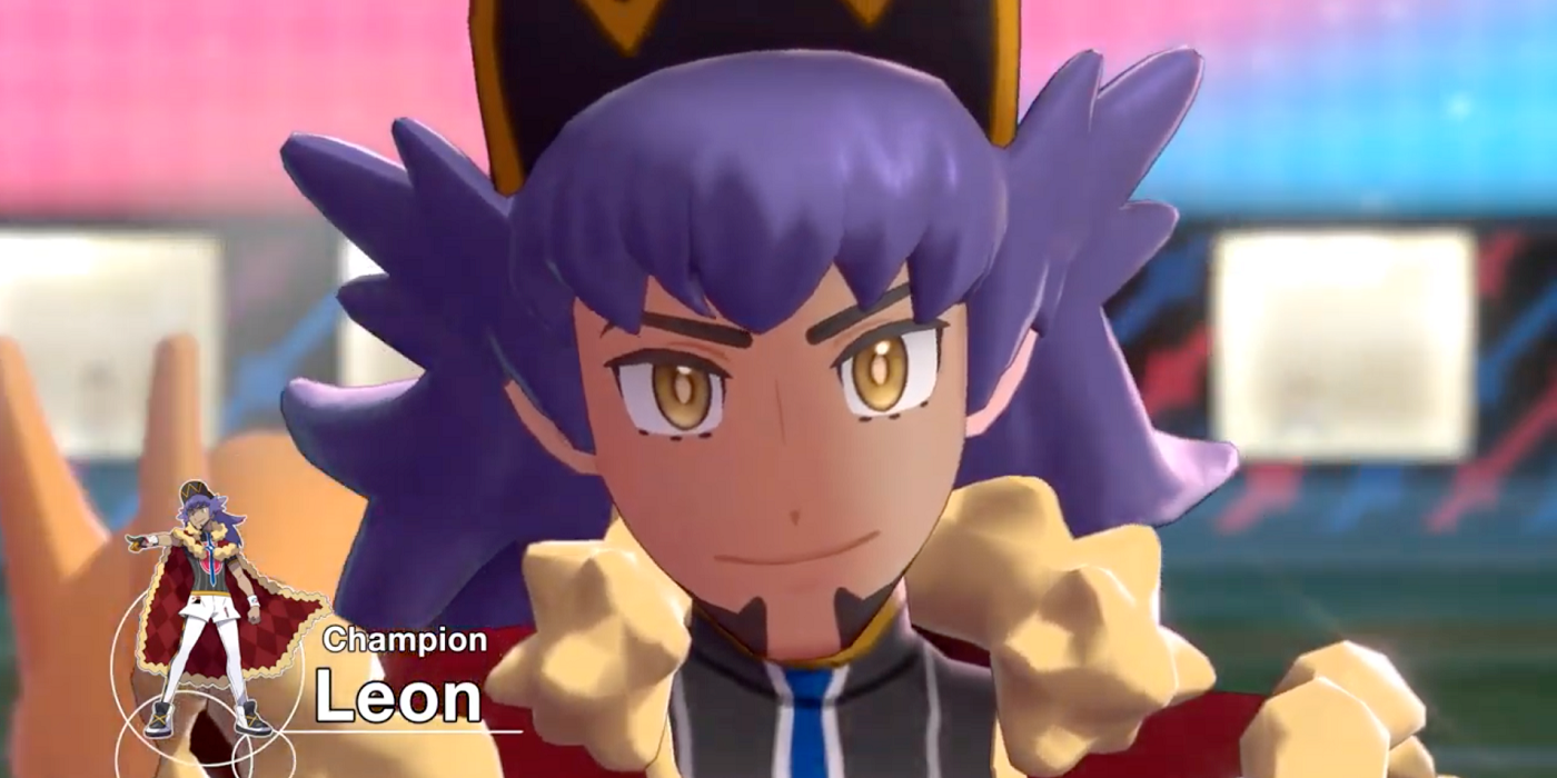 A close-up of Leon in Pokémon Sword &amp; Shield