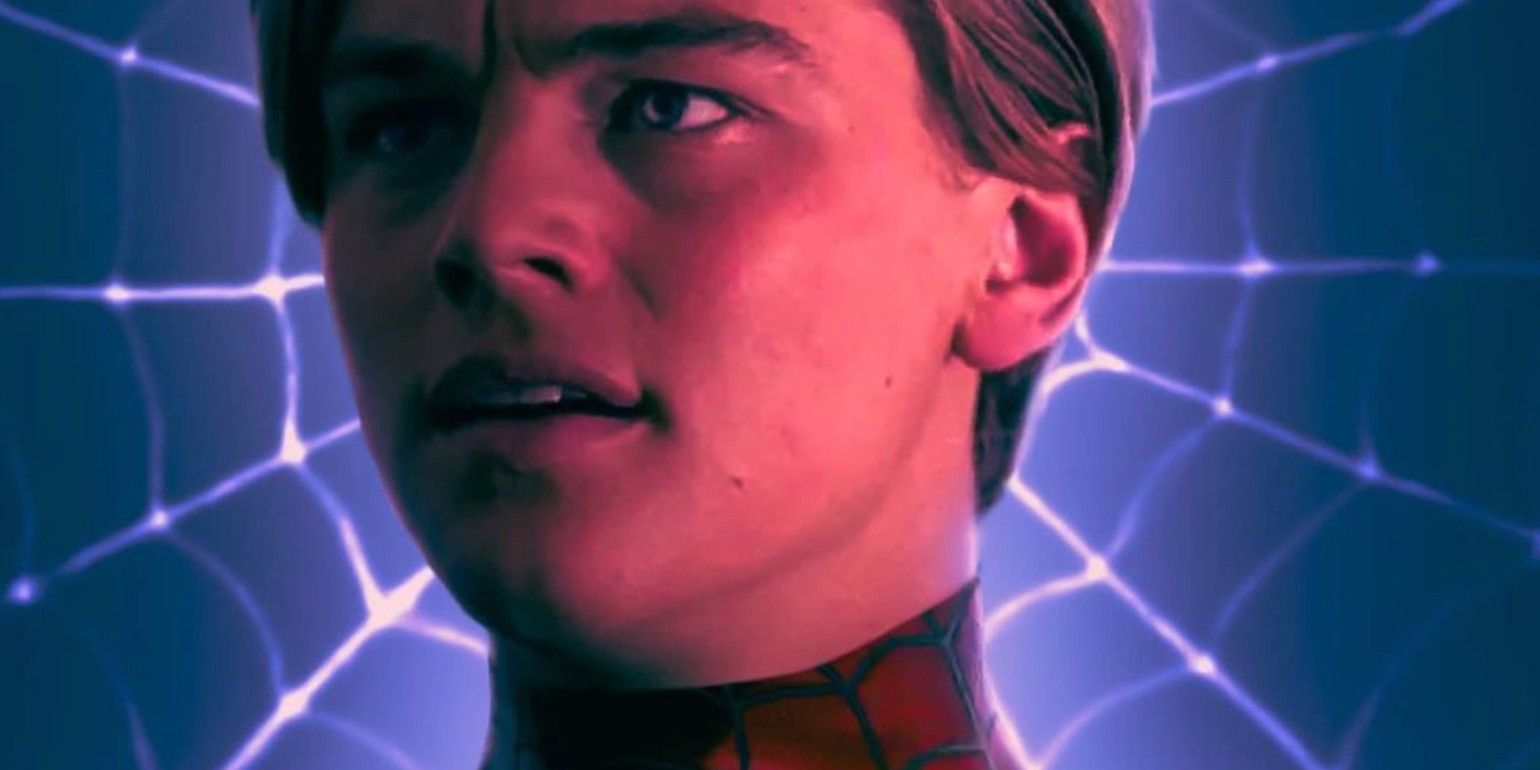 Leonardo DiCaprio as James Cameron's Spiderman