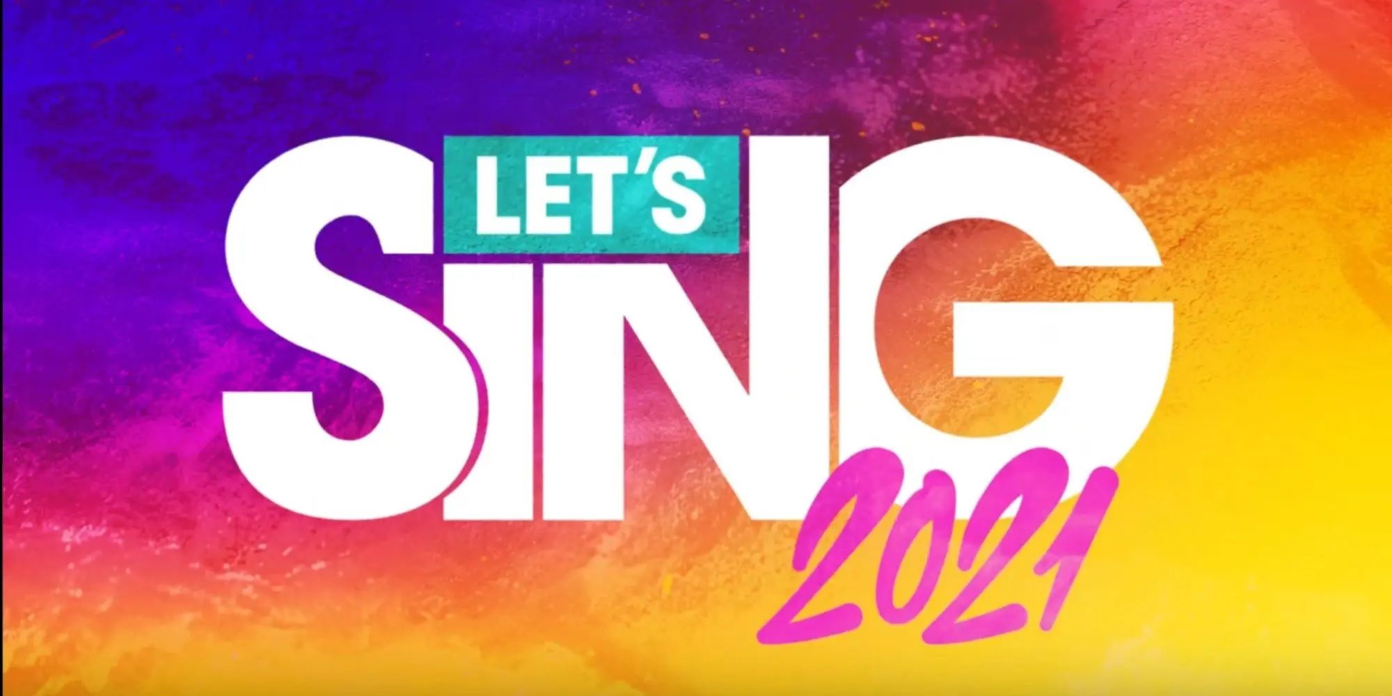 The promotional title image for Let's Sing 2021.