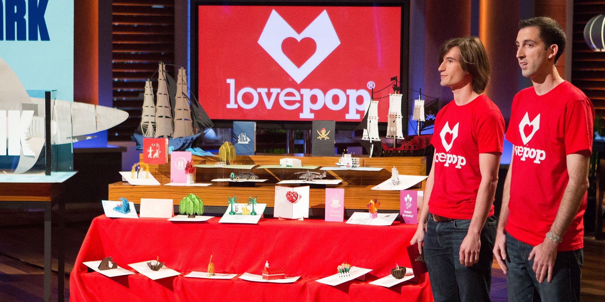 Lovepop greeting cards appeared on a season 7 episode of Shark Tank