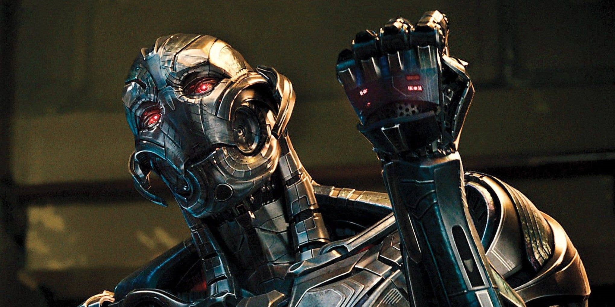 Ultron clutches his fist in Avengers: Age Of Ultron.