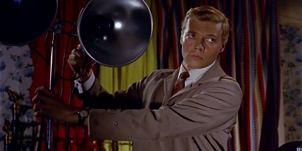 Mark Lewis and his camera in Peeping Tom (1960)