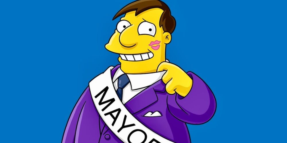 Mayor Quimby from The Simpsons