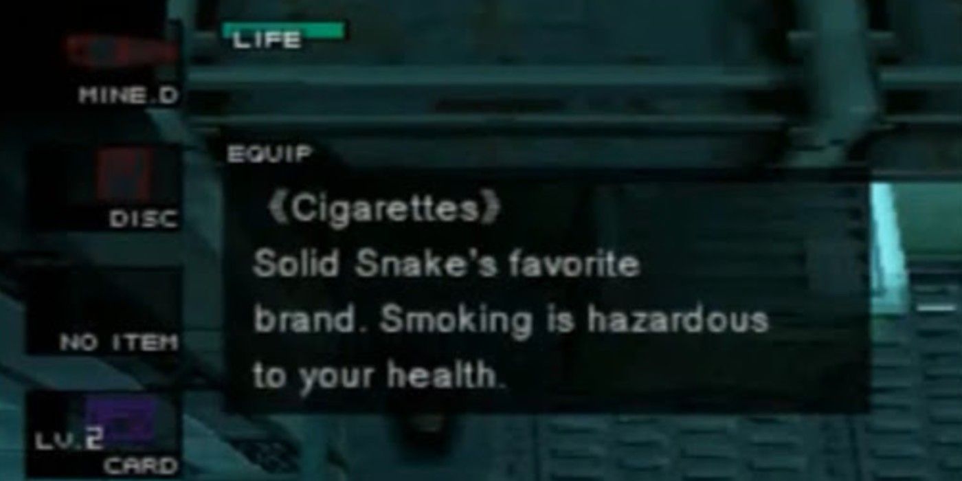 Metal Gear Cigarettes