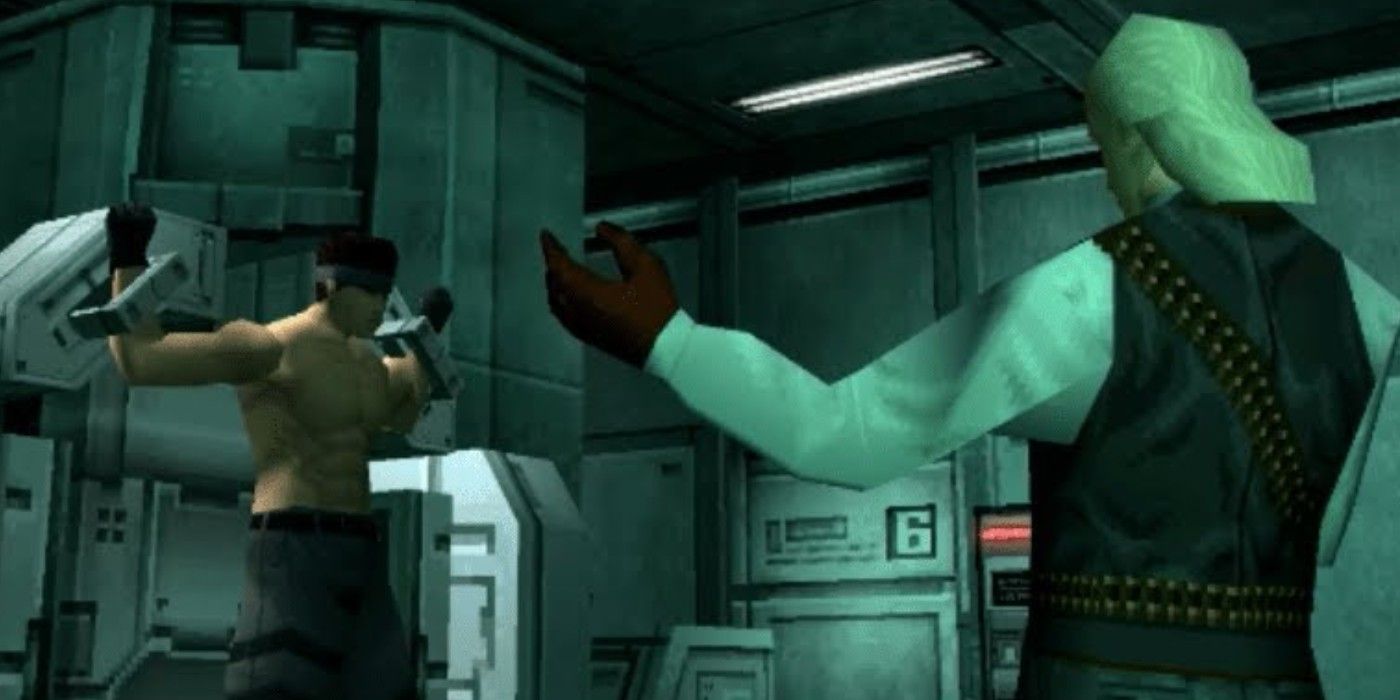 Revolver Ocelot Tortures Solid Snake in Metal Gear